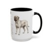 15oz Mastiff Mug, Black, right side view