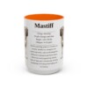 15oz Mastiff Mug, Orange, front view