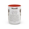 15oz Mastiff Mug, Red, front view