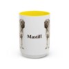 15oz Mastiff Mug, Yellow, front view