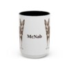 15oz McNab Mug, Black, front view