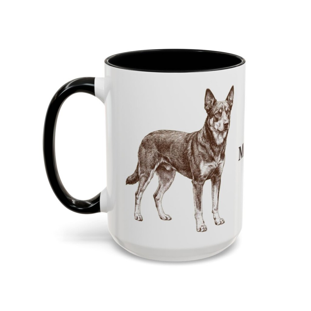 15oz McNab Mug, Black, left side view