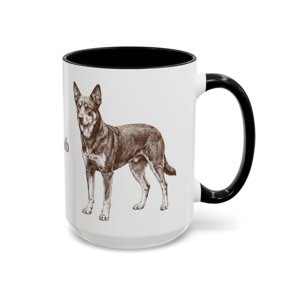 15oz McNab Mug, Black, right side view