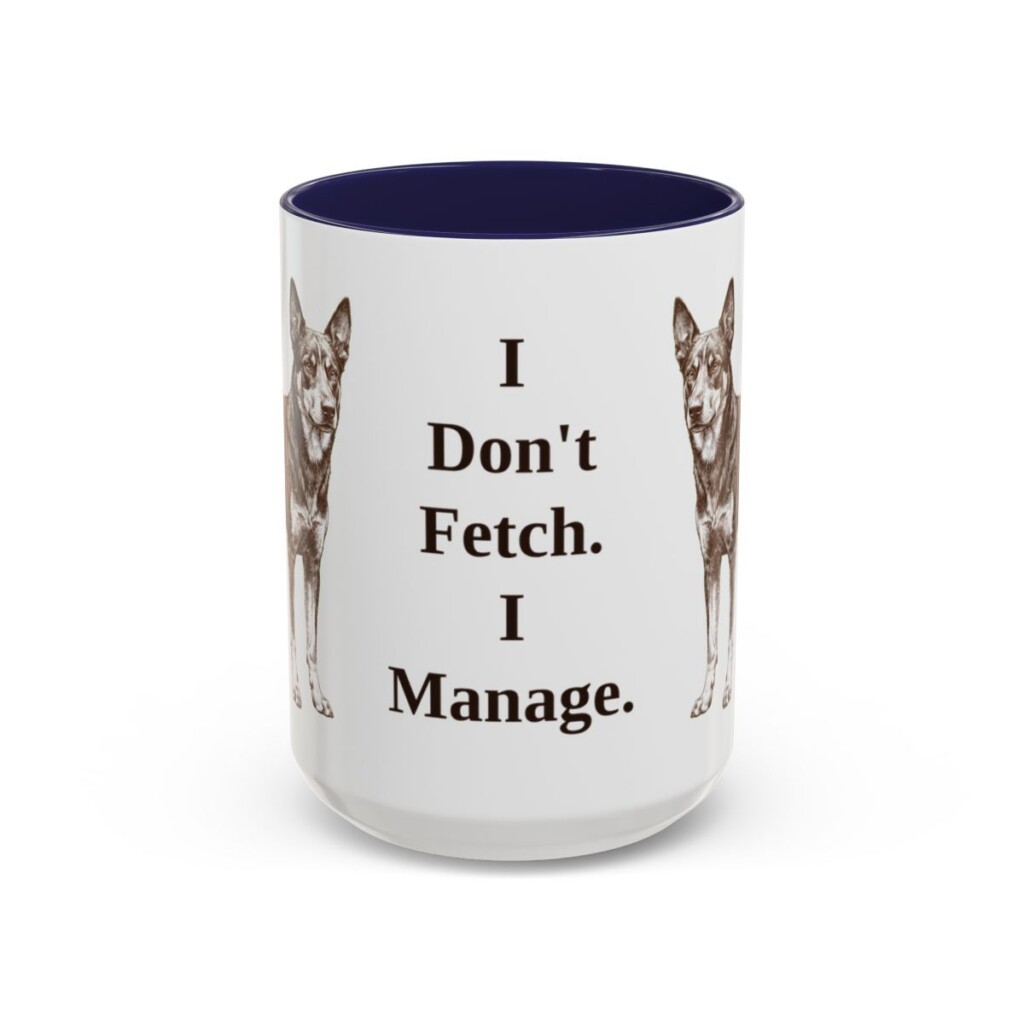 15oz-mcnab-mug-humor-navy 15oz Funny McNab Mug, Navy, front view
