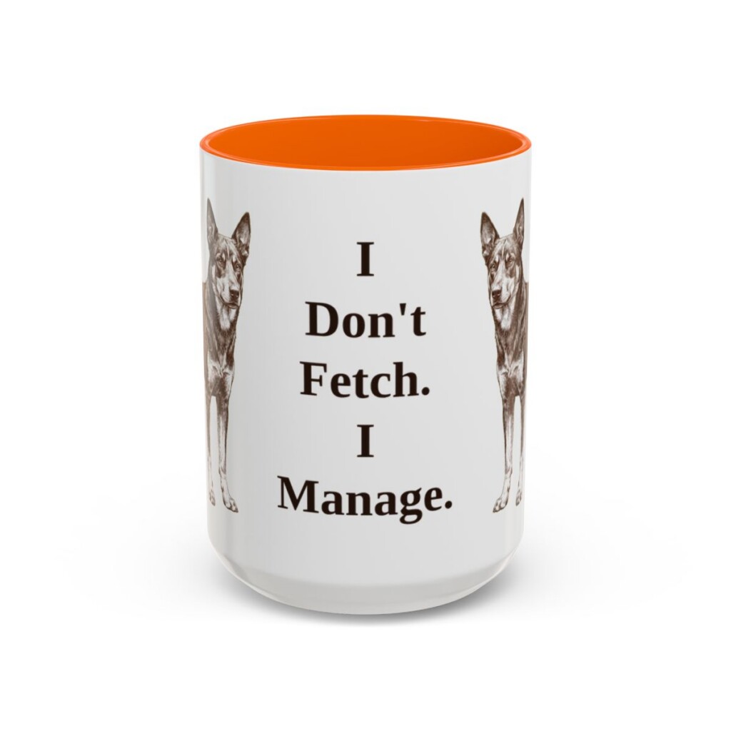 15oz-mcnab-mug-humor-orange 15oz Funny McNab Mug, Orange, front view