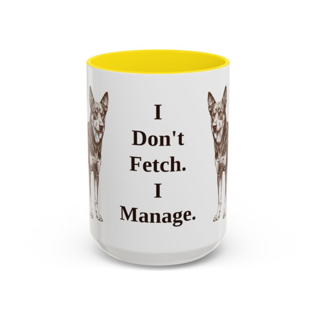 15oz-mcnab-mug-humor-yellow 15oz Funny McNab Mug, Yellow, front view