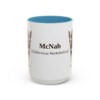 15oz McNab Latin Mug, Light Blue, front view