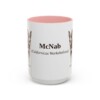 15oz McNab Latin Mug, Pink, front view