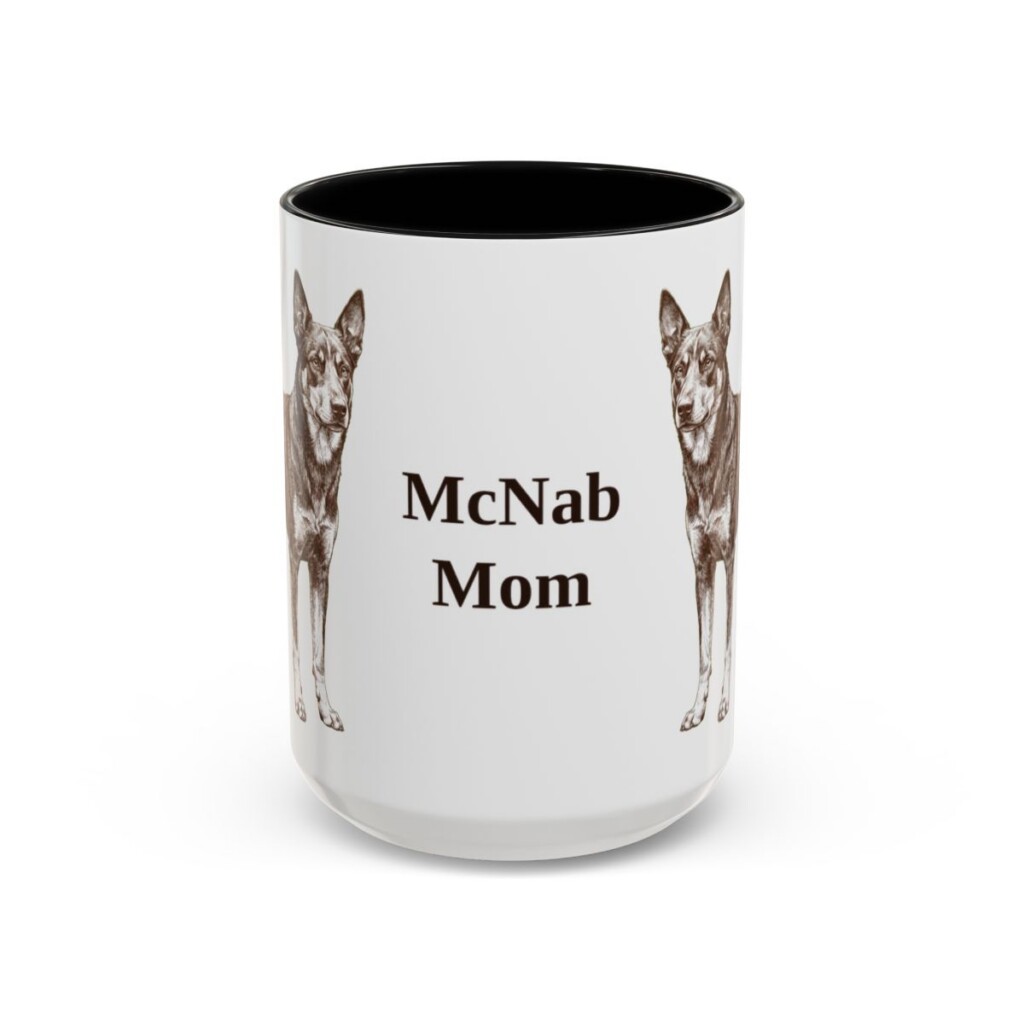 15oz-mcnab-mug-mom-black-front 15oz McNab Dog Mom Mug, Black, front view
