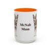 15oz-mcnab-mug-mom-orange 15oz McNab Dog Mom Mug, Orange, front view