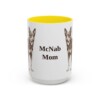 15oz-mcnab-mug-mom-yellow 15oz McNab Dog Mom Mug, Yellow, front view