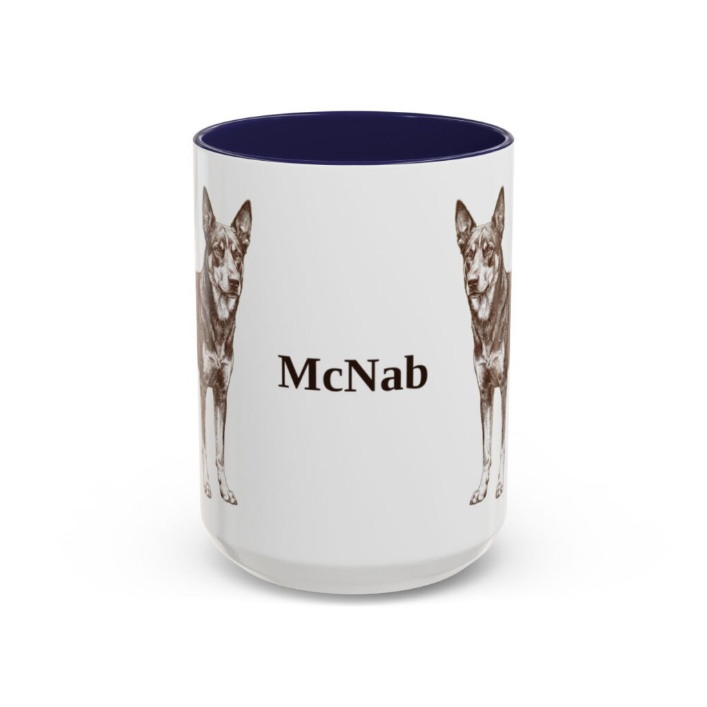 15oz McNab Mug, Navy, front view