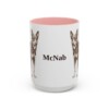 15oz McNab Mug, Pink, front view