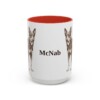 15oz McNab Mug, Red, front view
