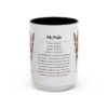 15oz McNab Mug, Black, front view