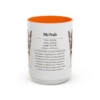 15oz McNab Mug, Orange, front view