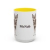 15oz McNab Mug, Yellow, front view