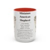 15oz Miniature American Shepherd Mug, Red, front view