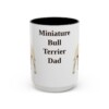 15oz-miniature-bull-terrier-mug-dad-black-front 15oz Miniature Bull Terrier Dog Dad Mug, Black, front view