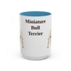 15oz-miniature-bull-terrier-mug-light-blue 15oz Miniature Bull Terrier Mug, Light Blue, front view