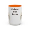 15oz-miniature-bull-terrier-mug-orange 15oz Miniature Bull Terrier Mug, Orange, front view