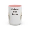 15oz-miniature-bull-terrier-mug-pink 15oz Miniature Bull Terrier Mug, Pink, front view