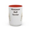 15oz-miniature-bull-terrier-mug-red 15oz Miniature Bull Terrier Mug, Red, front view