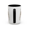 15oz Miniature Pinscher Dog Mom Mug, Black, back view