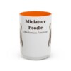 15oz miniature poodle mug, Orange