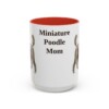 15oz miniature poodle mug, Red