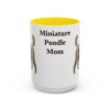 15oz miniature poodle mug, Yellow