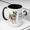 15oz-miniature-schnauzer-mug-latin-black-context-2 15oz Miniature Schnauzer Latin Mug, Black, lifestyle photo