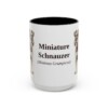 15oz-miniature-schnauzer-mug-latin-black-front 15oz Miniature Schnauzer Latin Mug, Black, front view