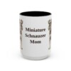 15oz-miniature-schnauzer-mug-mom-black-front 15oz Miniature Schnauzer Dog Mom Mug, Black, front view