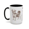 15oz Morkie Mug, Black, left side view