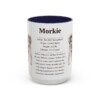 15oz Morkie Mug, Navy, front view
