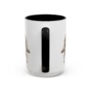 15oz Mudi Mug, Black, back view