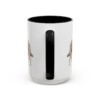 15oz Mudi Latin Mug, Black, back view