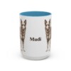15oz Mudi Mug, Light Blue, front view