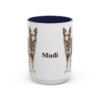 15oz Mudi Mug, Navy, front view