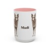 15oz Mudi Mug, Pink, front view