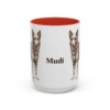 15oz Mudi Mug, Red, front view