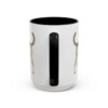 15oz Mutt Mug, Black, back view