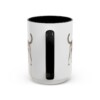 15oz Funny Mutt Mug, Black, back view