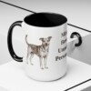 15oz Funny Mutt Mug, Black, lifestyle photo