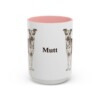 15oz Mutt Mug, Pink, front view