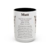 15oz mutt mug, Black