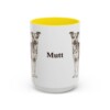 15oz Mutt Mug, Yellow, front view