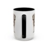 15oz Neapolitan Mastiff Mug, Black, back view