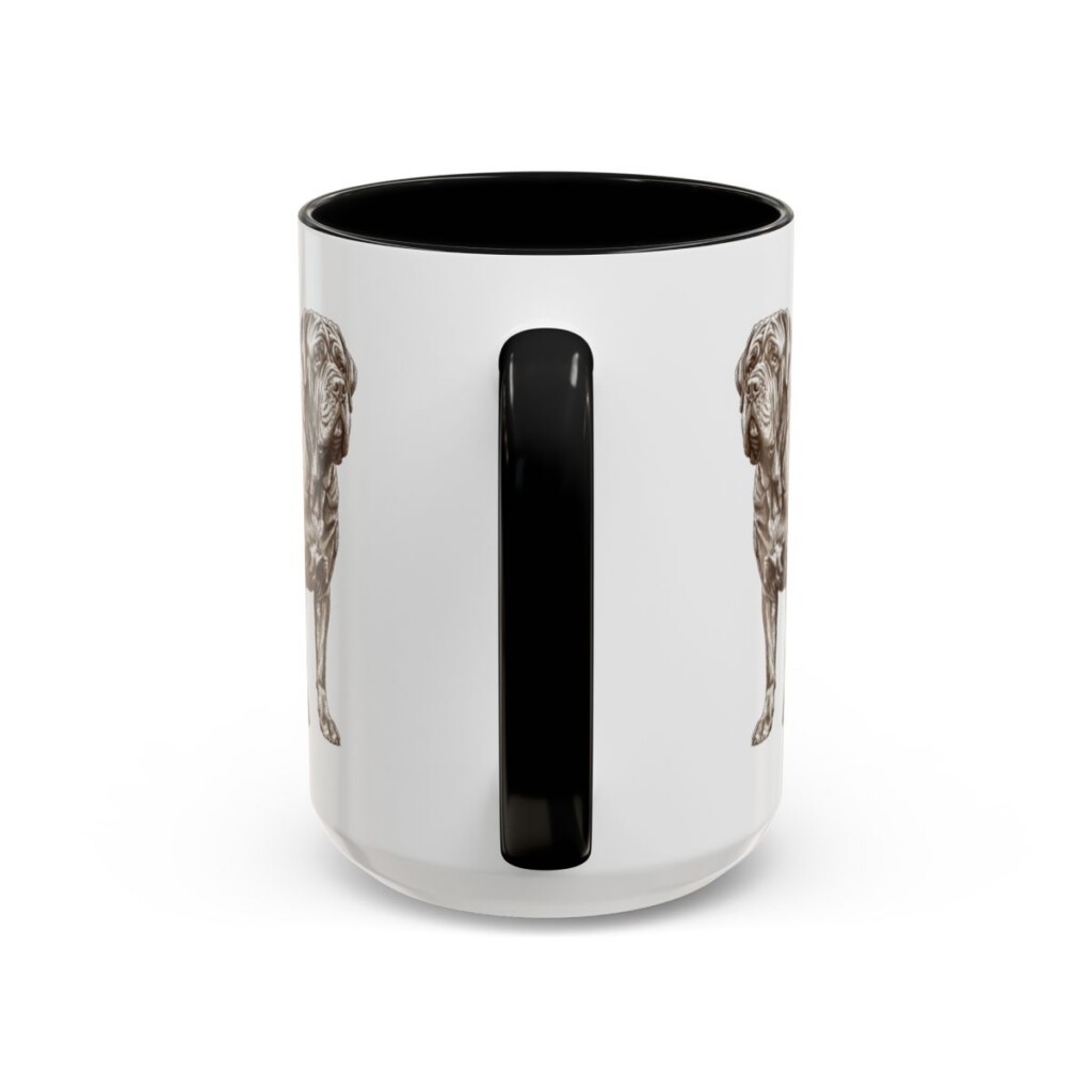 15oz-neapolitan-mastiff-mug-dad-black-back 15oz Neapolitan Mastiff Dog Dad Mug, Black, back view